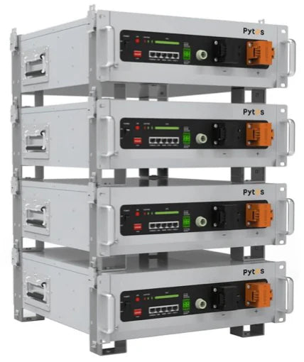 Pytes V5 LiFePO4 μπαταρία rack mount 30.4kWh σύστημα αποθήκευσης