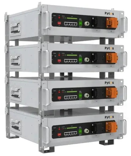 Pytes V5 LiFePO4 μπαταρία rack mount 30.4kWh σύστημα αποθήκευσης