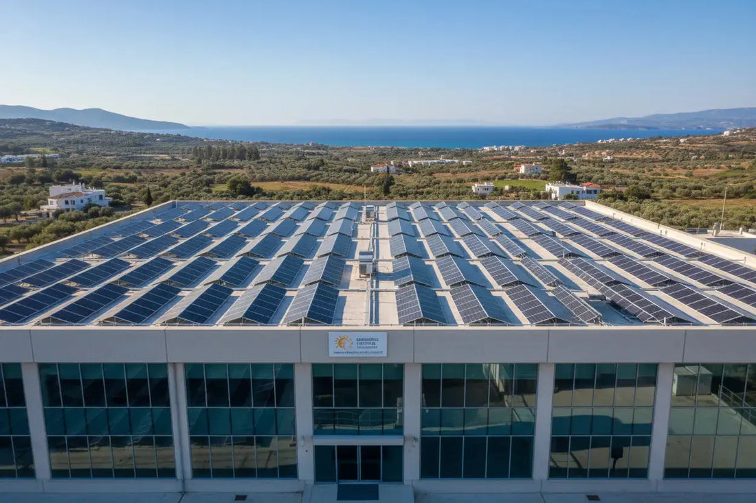 "Φωτοβολταϊκά σε επαγγελματικό κτίριο – εγκατάσταση για επιχειρήσεις στην Ελλάδα 2026"