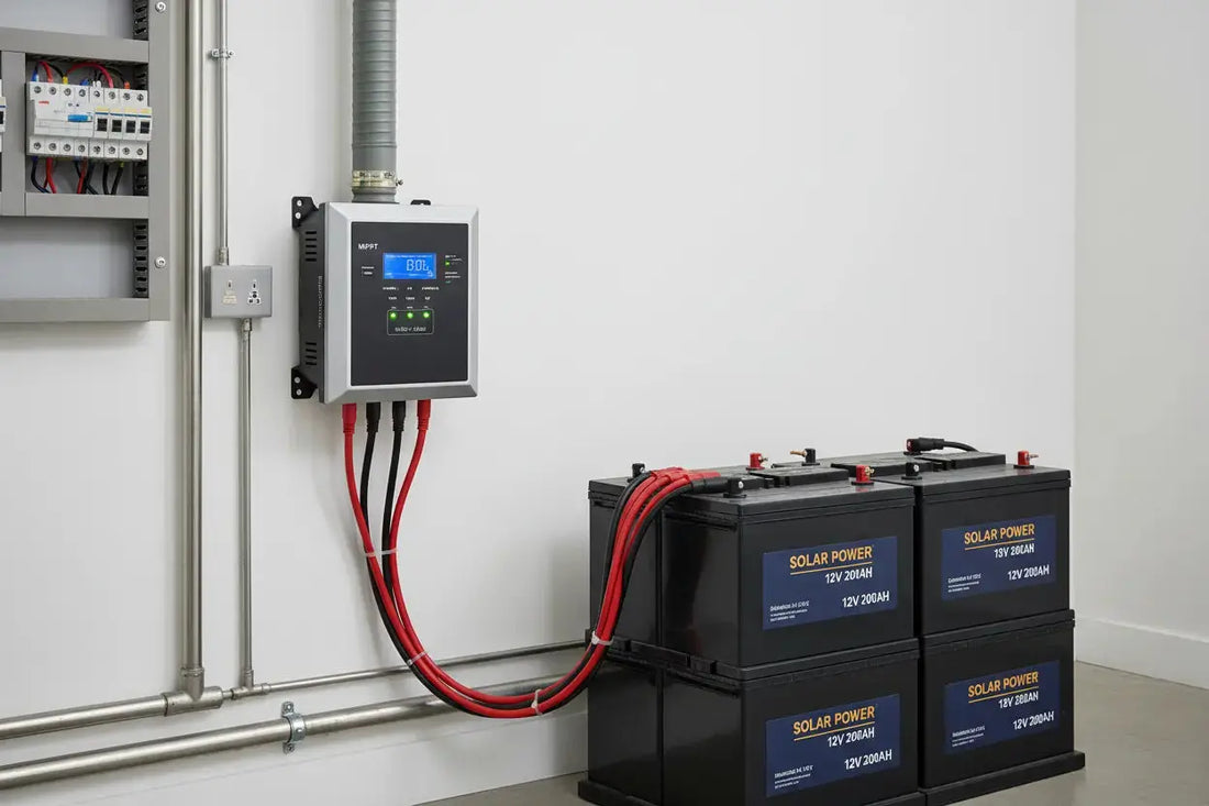 "MPPT charge controller για φωτοβολταϊκό σύστημα με μπαταρίες – σύγκριση MPPT vs PWM 2026"