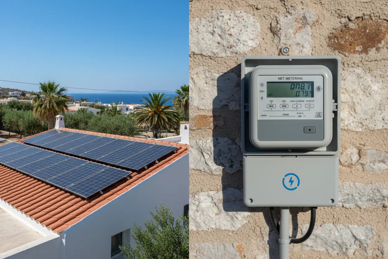 Net Metering φωτοβολταϊκά και μετρητής ρεύματος Ελλάδα 2026 - Hellenic Energy