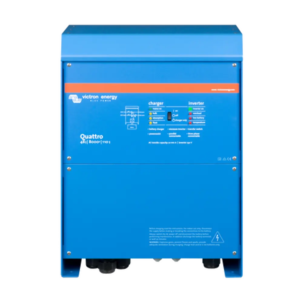 Victron Quattro 48/8000/110 inverter φορτιστής 8kW διπλή είσοδος AC