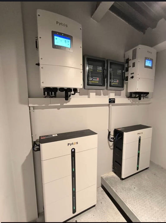 Solis υβριδικό φωτοβολταϊκό σύστημα 15kW Net Billing επιχείρηση