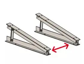 Fischer Solar Fix STFS - Τρίγωνο Στήριξης Φωτοβολταϊκών Επίπεδης Ταράτσας Fischer