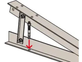 Fischer Solar Fix STFS - Τρίγωνο Στήριξης Φωτοβολταϊκών Επίπεδης Ταράτσας Fischer